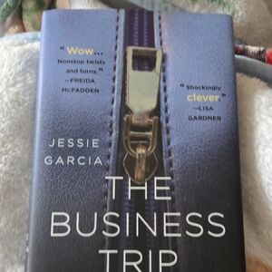 The Business Trip by Jessie Garcia - Navy & Gold Hardcover